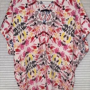 Colorful Abstract Women's Top